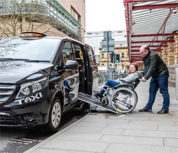 wheelchair accessible taxi